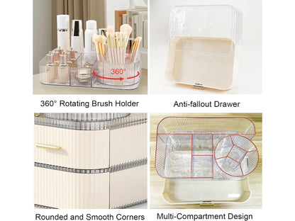 Boîte à maquillage avec tiroirs
 NESTO.MA