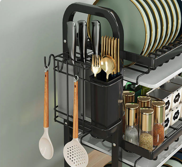 Égouttoir Compact à 3 Niveaux ,Séchage Efficace nesto.ma