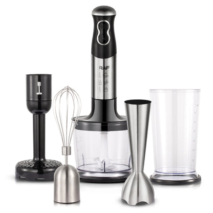 Blender Plongeant RAF R.3004 5 en 1 – Mixeur 500W Multifonction