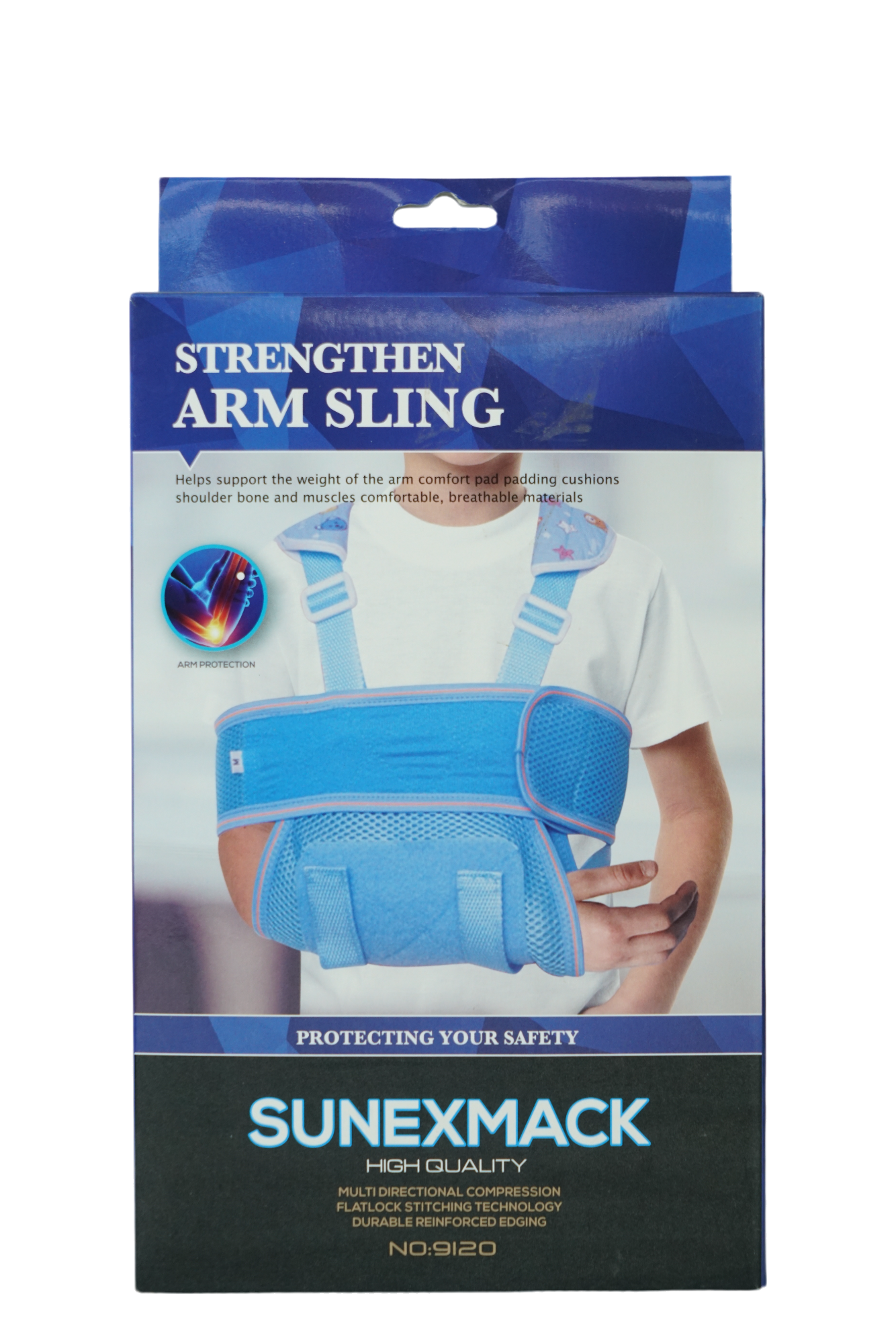 SUNEXMACK Arm Sling – Soutien Orthopédique Ajustable NESTO.MA MAROC