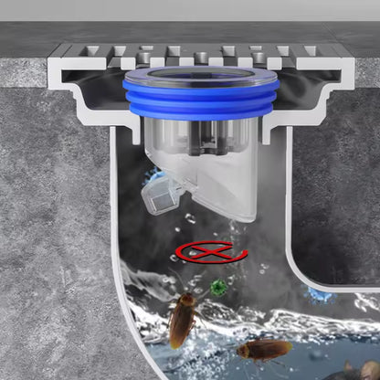 Filtre les cheveux et débris pour éviter les bouchons