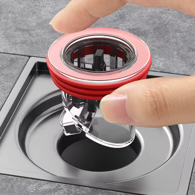 5 Bouchon Vidange Silicone Anti-Odeur & Anti-Insectes