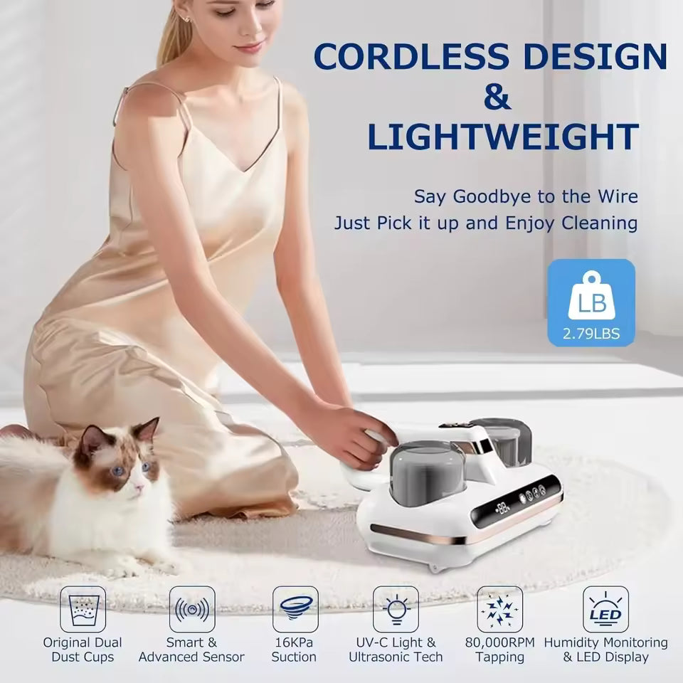 NESTO✨Aspirateur à Main avec Lumière UV