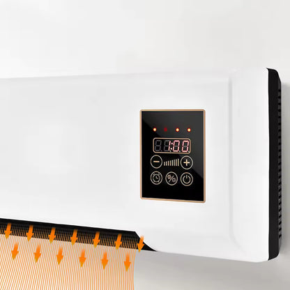 Radiateur Soufflant Mural avec Télécommande – Air Chaud & Air Frais