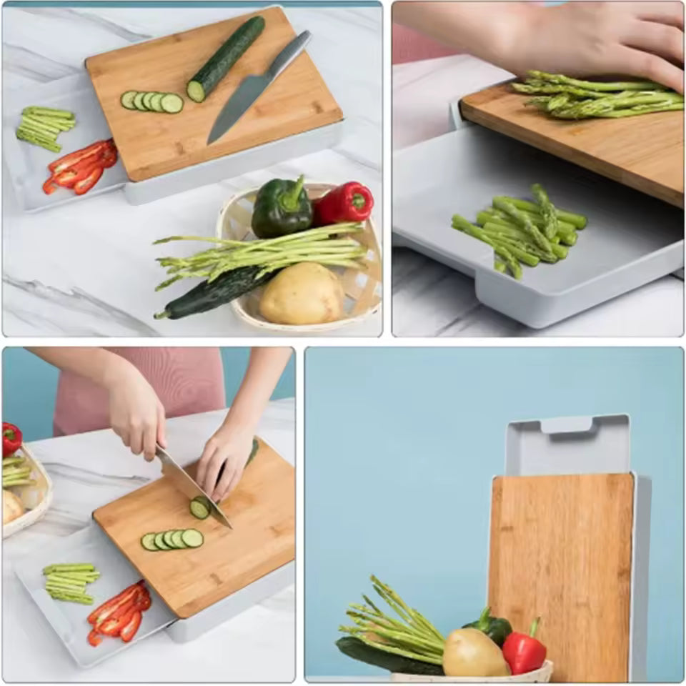 Planche à Découper en Bambou Naturel Écologique