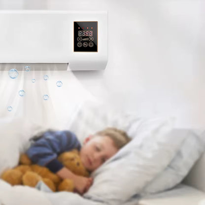 Radiateur Soufflant Mural avec Télécommande – Air Chaud & Air Frais
