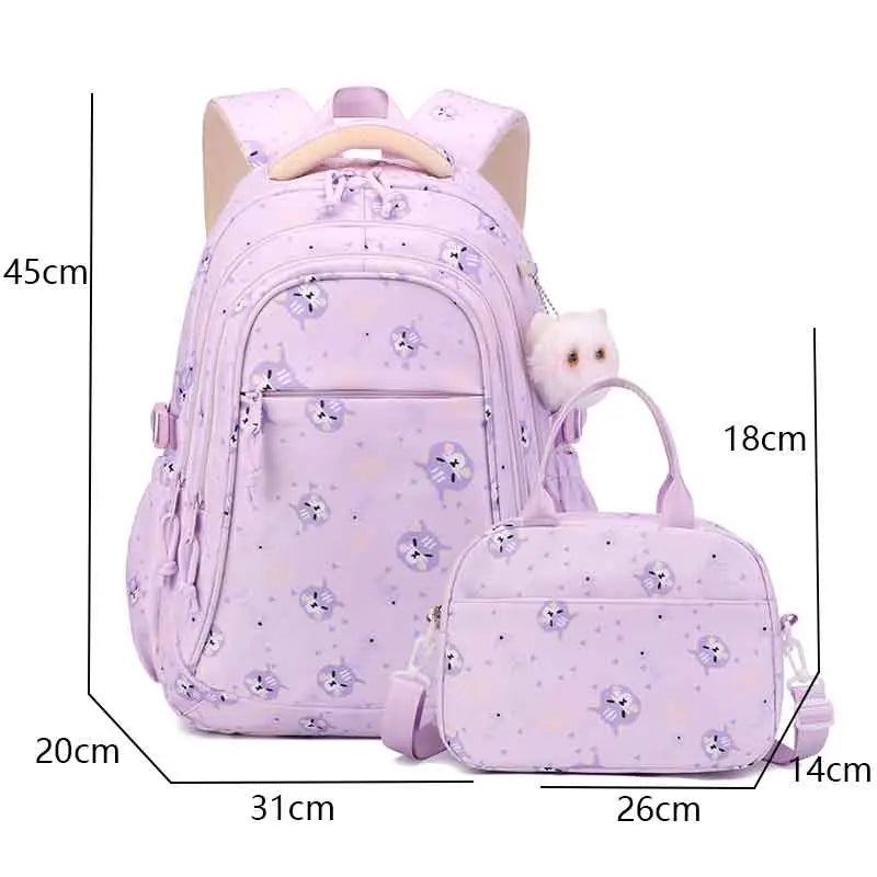 🎒 Sac à Dos Scolaire pour Enfants – Design Mignon & Plusieurs Couleurs 🌸