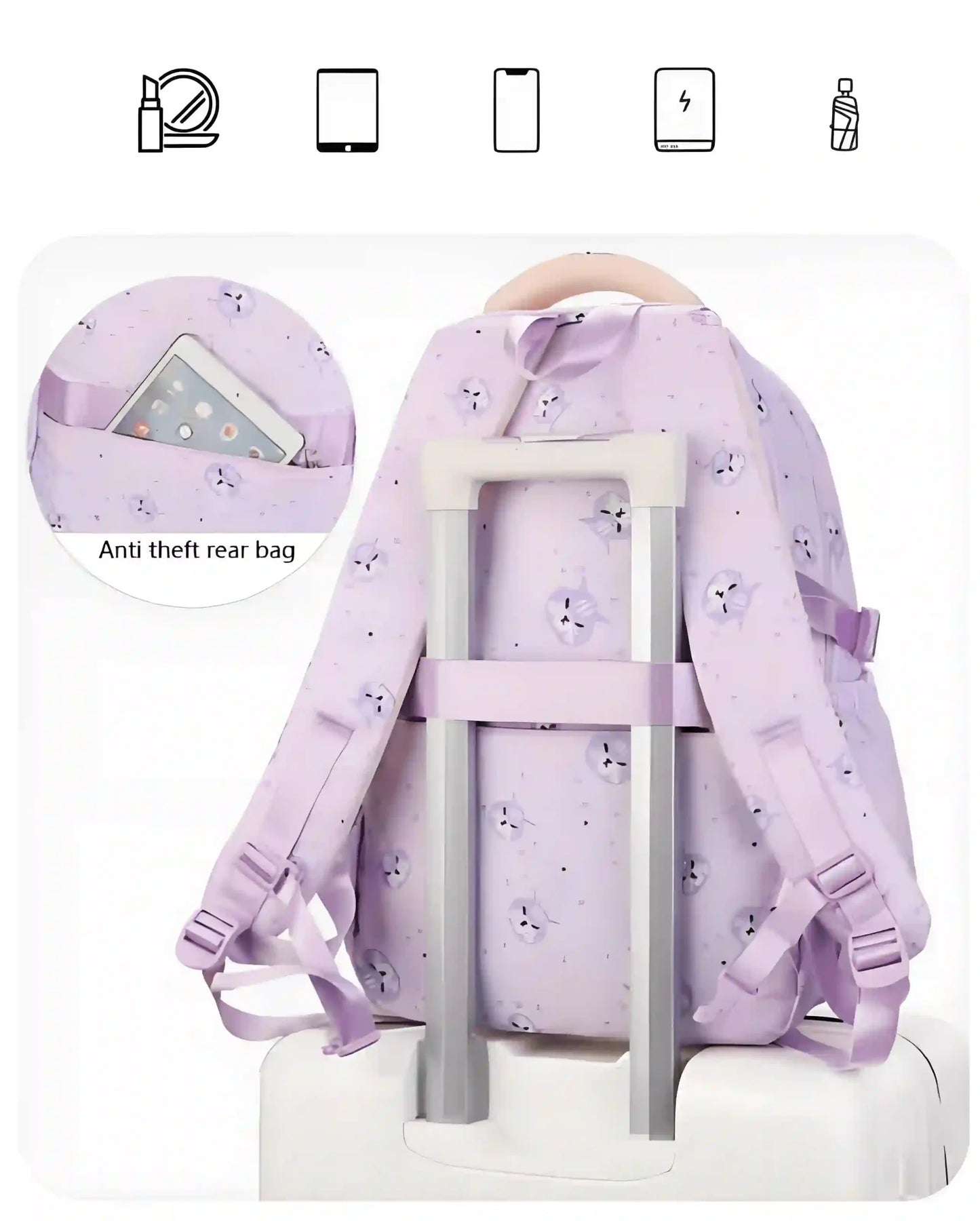 🎒 Sac à Dos Scolaire pour Enfants – Design Mignon & Plusieurs Couleurs 🌸