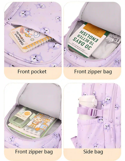 🎒 Sac à Dos Scolaire pour Enfants – Design Mignon & Plusieurs Couleurs 🌸