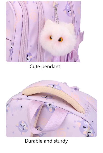 🎒 Sac à Dos Scolaire pour Enfants – Design Mignon & Plusieurs Couleurs 🌸