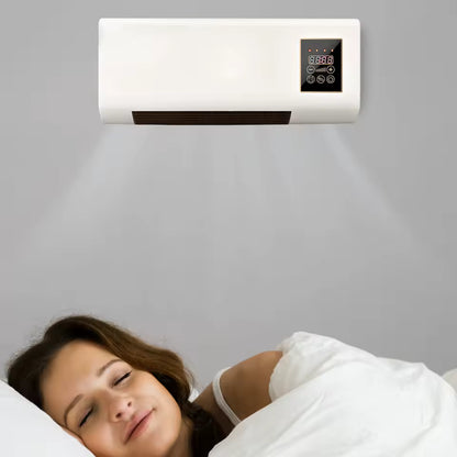 Radiateur Soufflant Mural avec Télécommande – Air Chaud & Air Frais