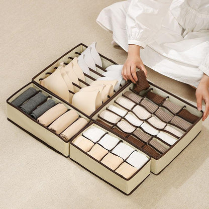 4Boîte de Rangement Pratique pour Sous-Vêtements