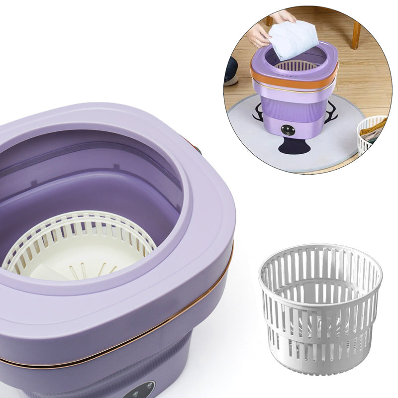 Machine à Laver Compacte – Solution Mobile pour Linge Délicat