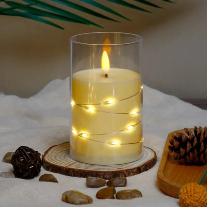 NESTO🧨3 Bougies Électroniques Sans Flamme à Piles – Grand, Moyen, Petit