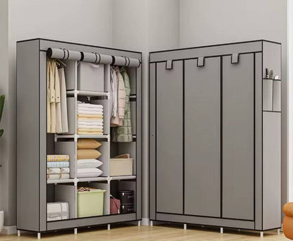 Armoire de Vêtements Portable demontable 3 Porte