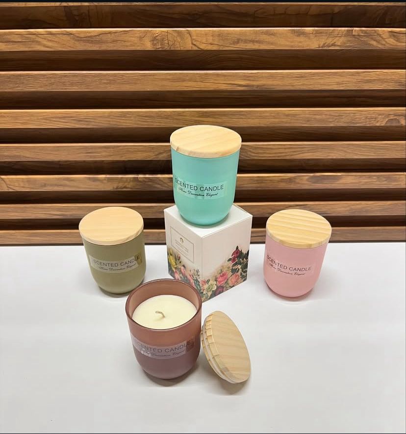 Bougie en cire de soja pour maison et décoration esthétique nesto.ma maroc