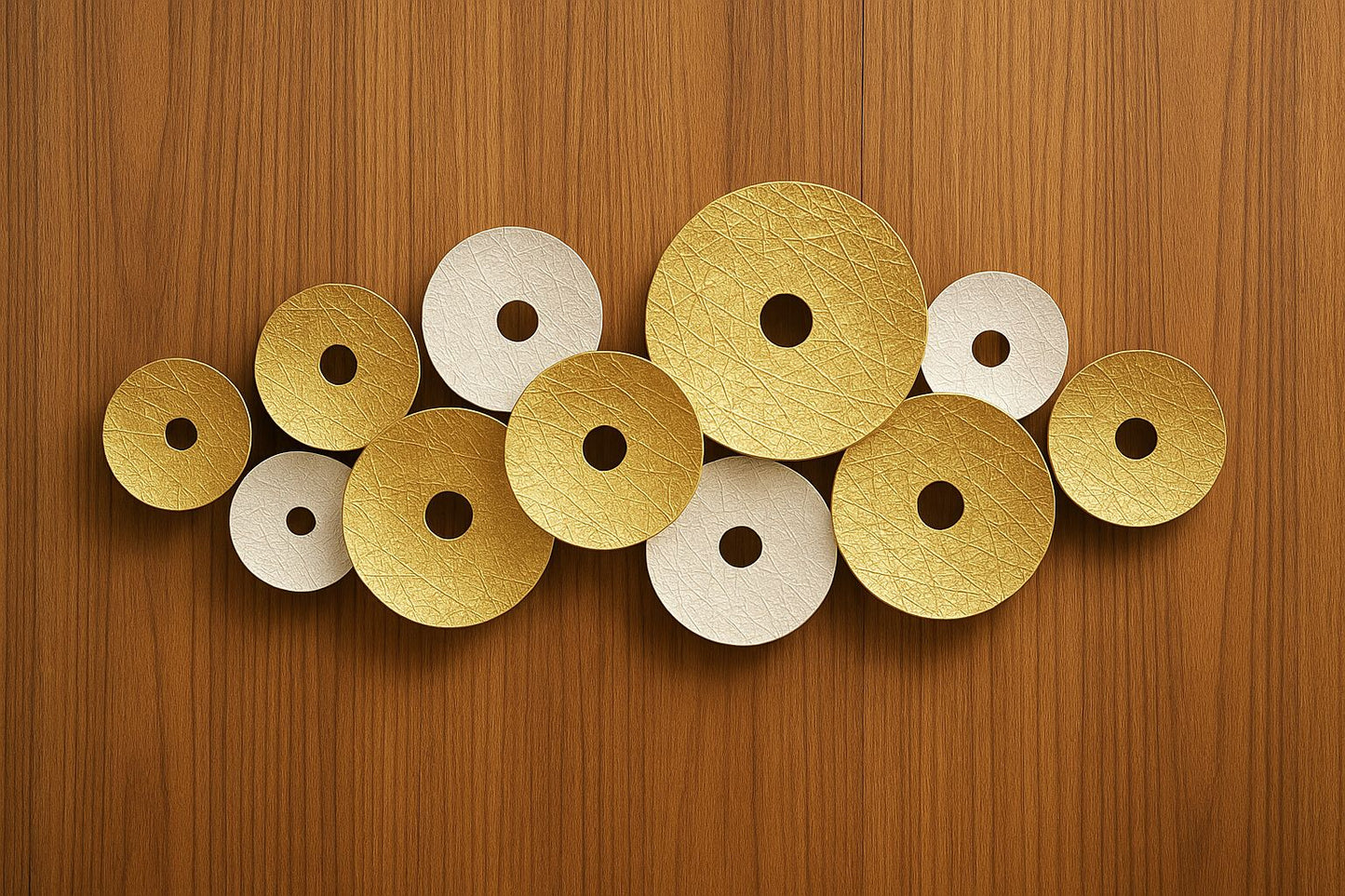 NESTO🍁Lumière Murale 3D en Fer Forgé – Décoration de Luxe 120x60 cm avec Éclairage LED