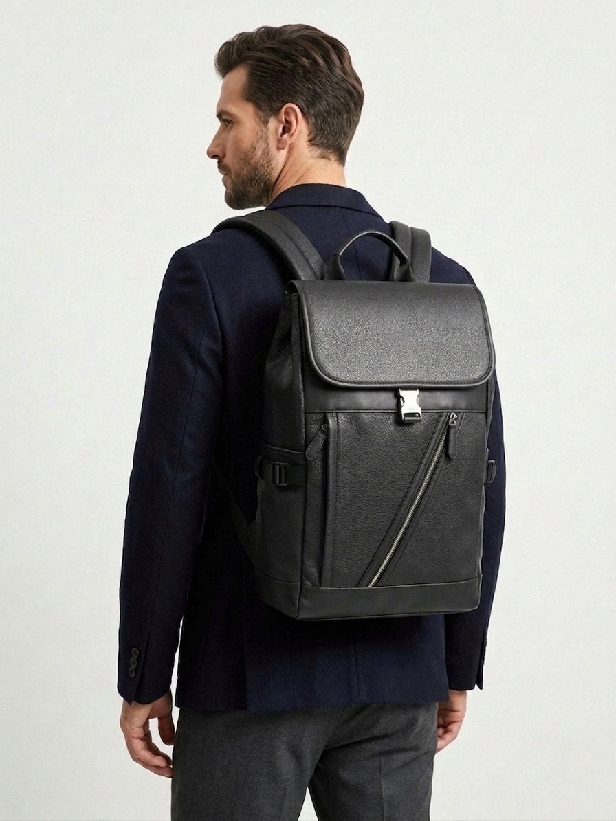 Découvrez ce sac à dos tendance noir au style premium, pratique et spacieux, idéal pour transporter vos affaires avec élégance au quotidien nesto.ma Marco 