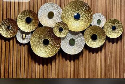 NESTO🍁Lumière Murale 3D en Fer Forgé – Décoration de Luxe 120x60 cm avec Éclairage LED