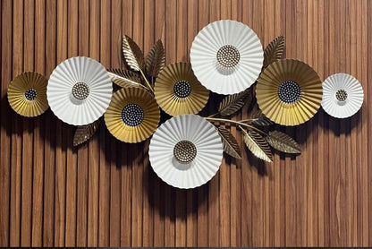 NESTO🍁Lumière Murale 3D en Fer Forgé – Décoration de Luxe 120x60 cm avec Éclairage LED