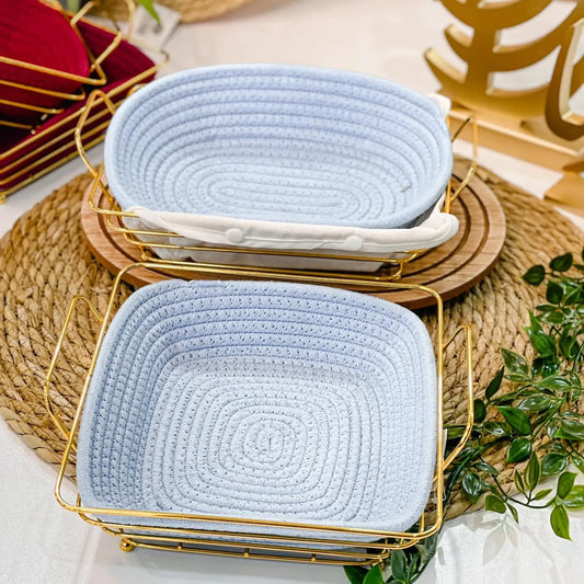 Panier de Pain Chic en Forme Rectangulaire