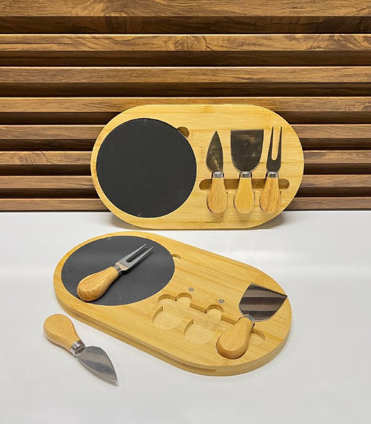 Ensemble Planche à Fromage Luxe avec Accessoires – Élégance & Praticité