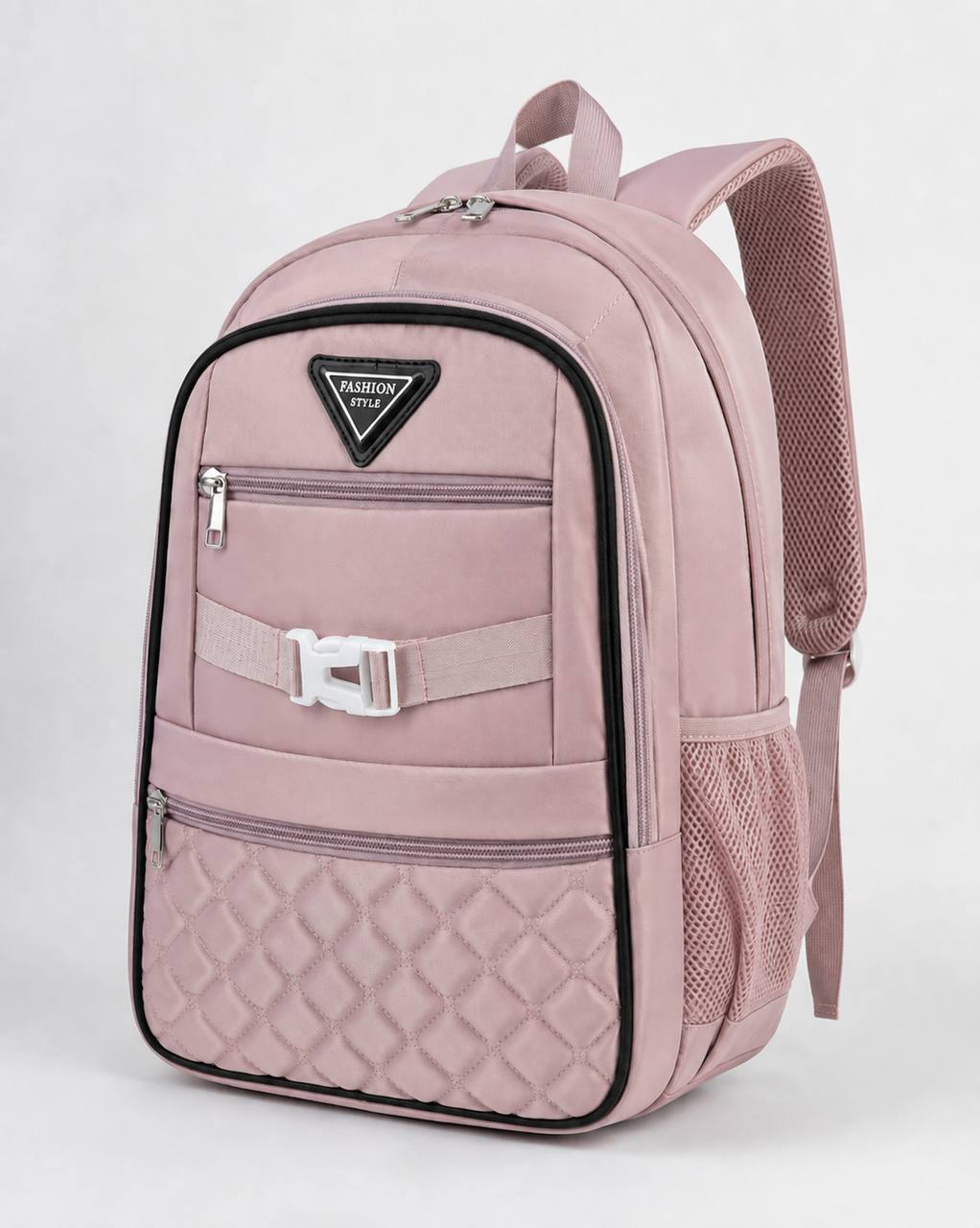 Sac à Dos Urbain Matelassé avec Boucle Frontale – Style Fashion & Décontracté