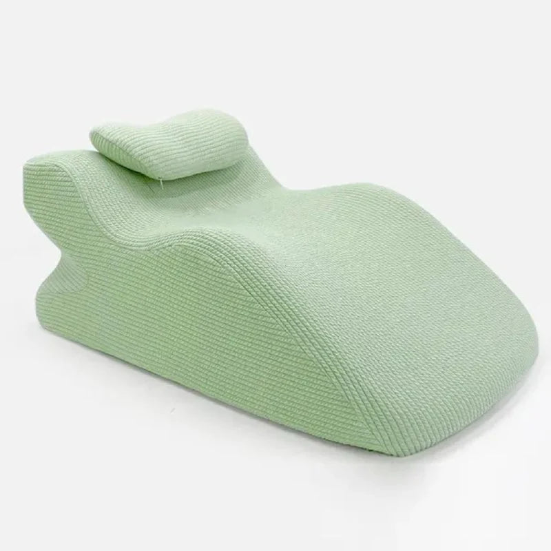 NESTO🎀Oreiller de soutien ergonomique doux, housse lavable, oreiller torsadé, visage vers le bas, sommeil relaxant, lecture Nesto.ma Maroc
