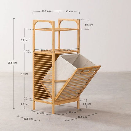 Panier à Linge Multifonctionnel avec Grille de Division