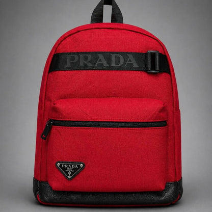 🎒 Sac à Dos Urbain Rouge & Noir – Élégant, Pratique et Moderne
