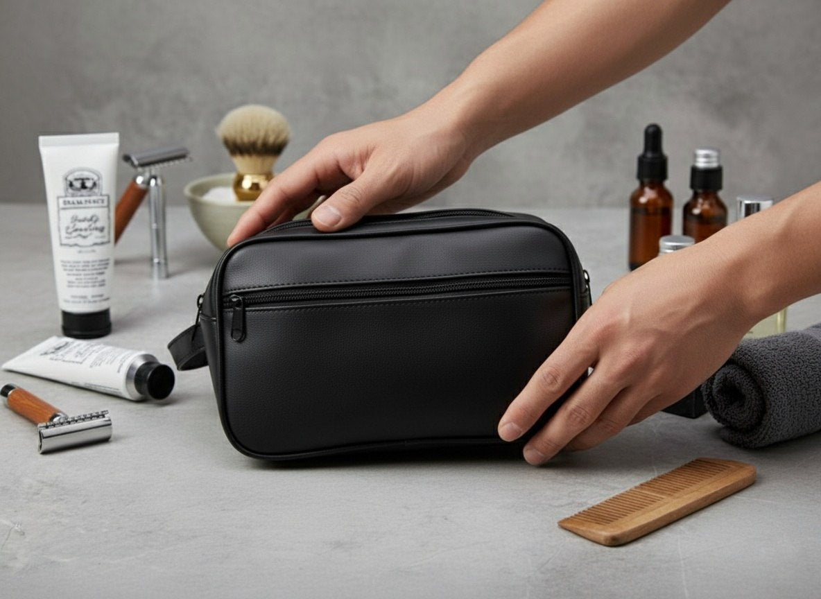 Trousse de Toilette Compacte et Stylée – Accessoire de Voyage Indispensable ✈️