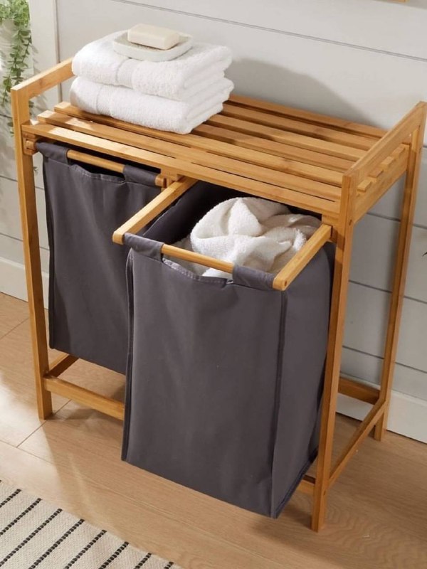 Panier à linge Home Source – Design naturel et élégant nesto.ma