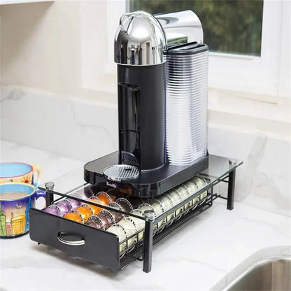 NESTO✨Tiroir De Rangement Pour 36 Capsules De Cafe