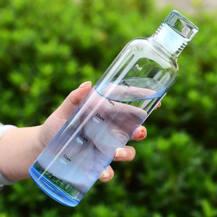 2 Bouteille d’Eau NESTO Glass avec Échelle de Temps