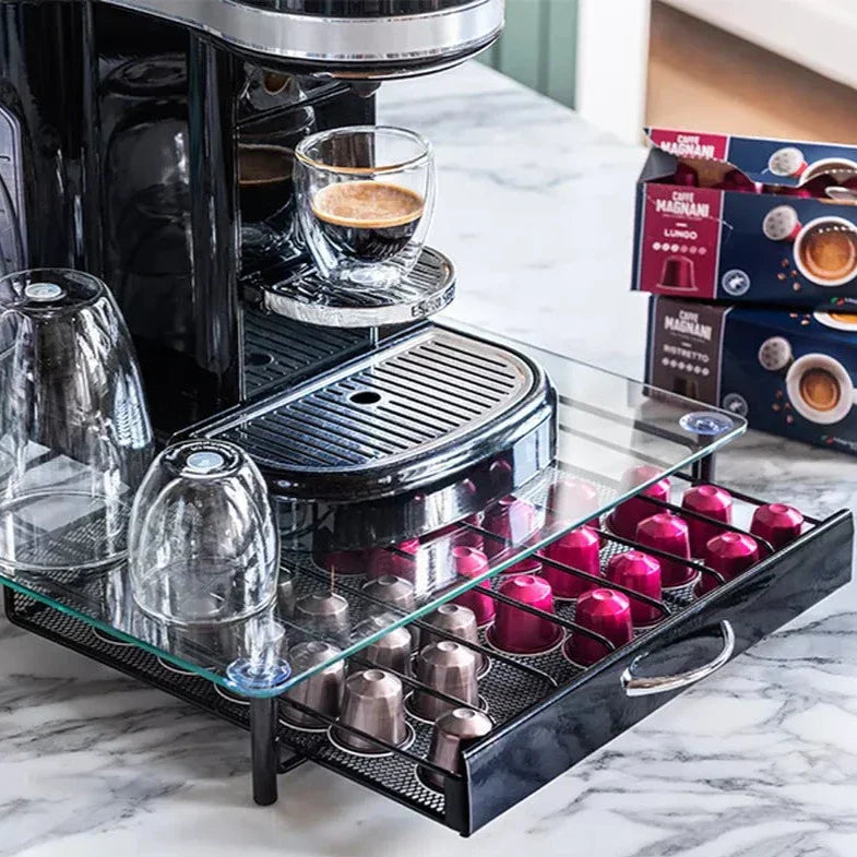 Tiroir de Rangement pour 36 Capsules de Café