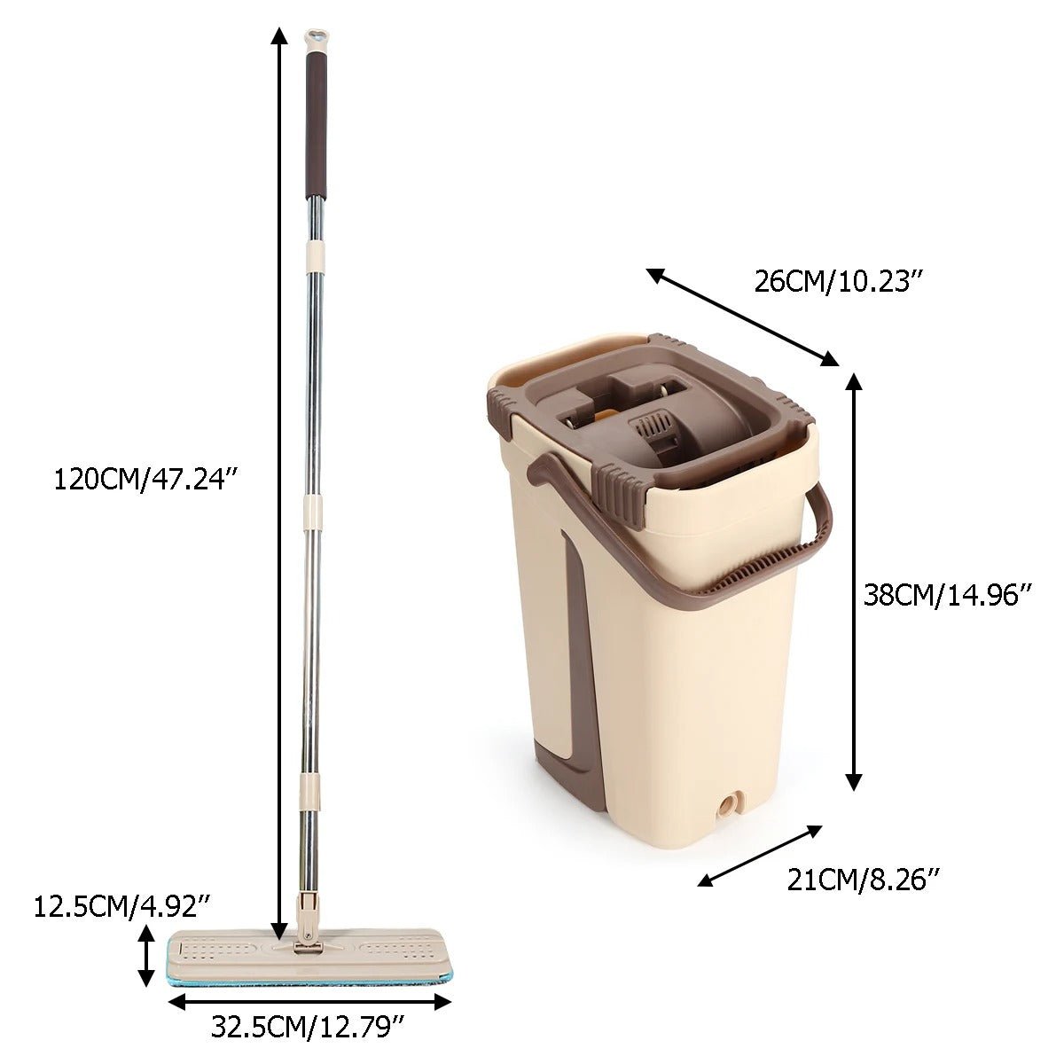 Balai Magique 360° – Nettoyer Sans Effort, Sans Mains Mouillées !