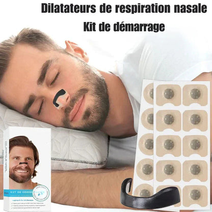 Bandes nasales magnétiques avec dilatateurs