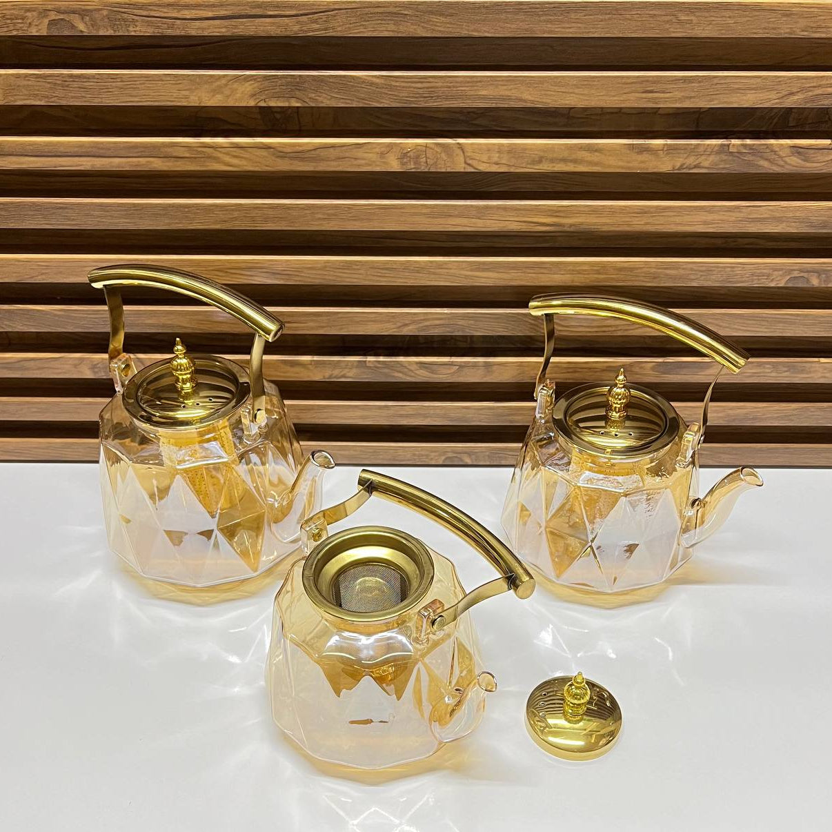 Théière en Verre Résistant à la Chaleur