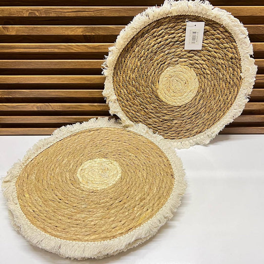 Table Ronds en Chanvre & Coton – Style Bohème Chic