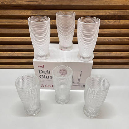 6 Verres Transparents – Élégance Intemporelle et Simplicité Moderne