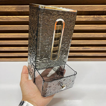 Boit mouchoir Papier pour sanitaires, recouvert sans perforation transparent