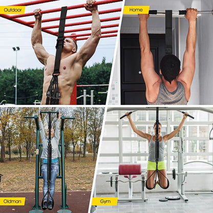💪 Bandes d’Assistance pour Tractions – 4 Bandes de Résistance avec Poignées