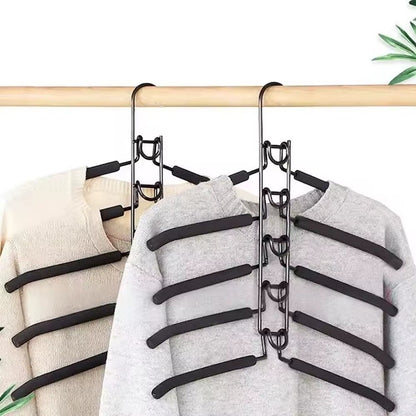👕 Cintre 5 Étages Superposé – Gain de Place & Organisation du Dressing
