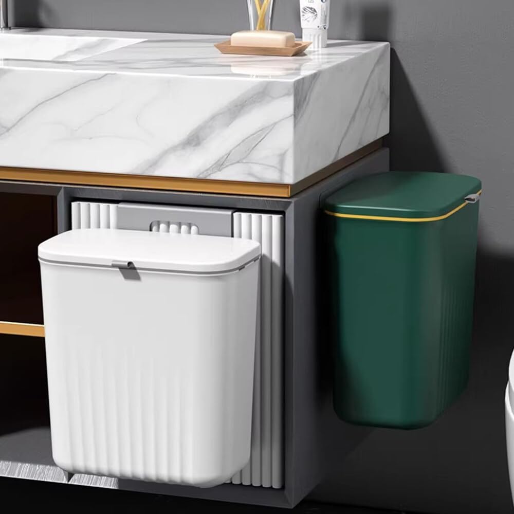 NESTO✨Poubelle de Cuisine Fixable 9L