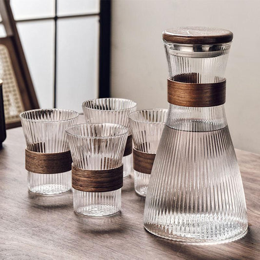 Ensemble Fraîcheur Cristal – Carafe et 4 Verres