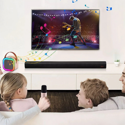 Mini-haut-parleur Portable Karaoké + 2 Microphones