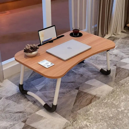💻 Table de Lit Pliante Multifonction – Support pour Ordinateur Portable, Étude &amp; Petit-Déjeuner