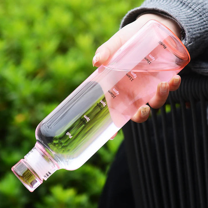 2 Bouteille d’Eau NESTO Glass avec Échelle de Temps